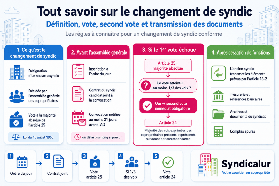 Tout savoir sur le changement de syndic