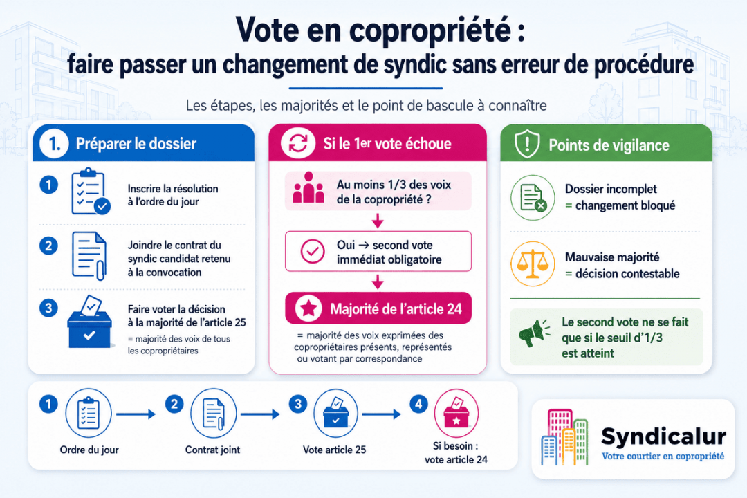 Procédure changement de syndic